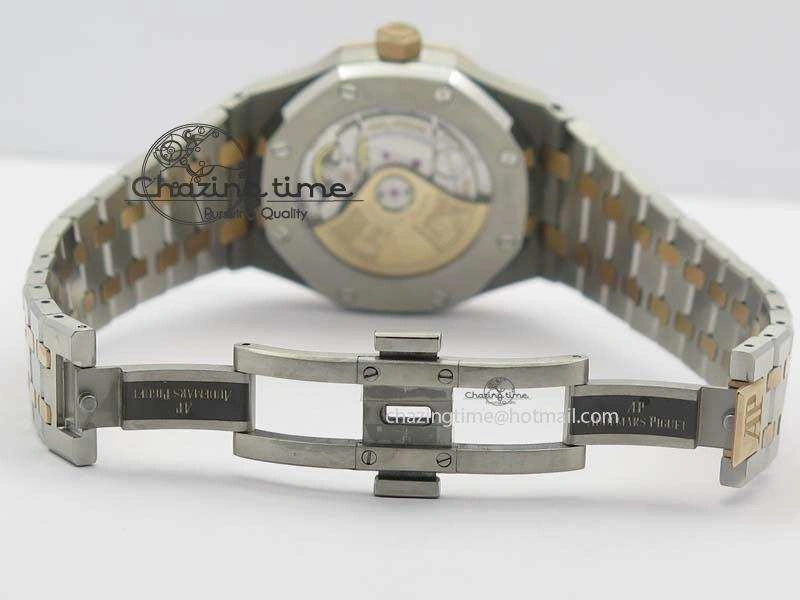 Royal Oak 37mm 15450 RG Bezel JF 1:1 Best Edition Silver Dial On SS RG Bracelet A3120