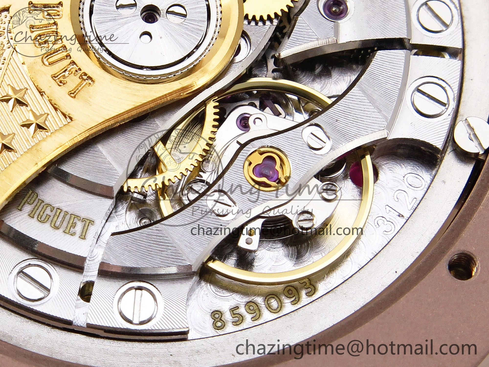 Royal Oak 37mm 15450 RG IPF Best Edition White Dial on RG Bracelet SA3120 Super Clone