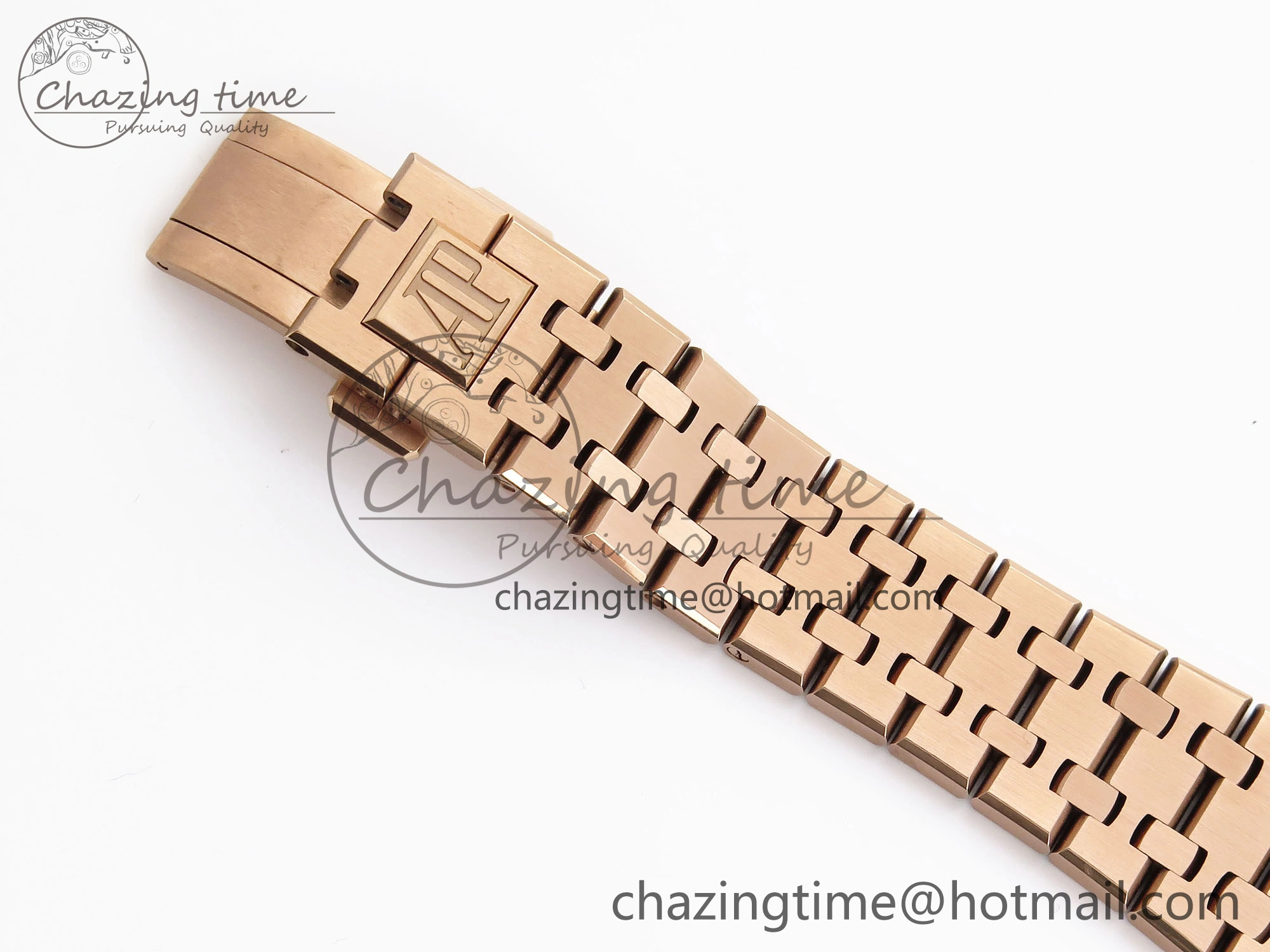 Royal Oak 37mm 15450 RG IPF Best Edition White Dial on RG Bracelet SA3120 Super Clone