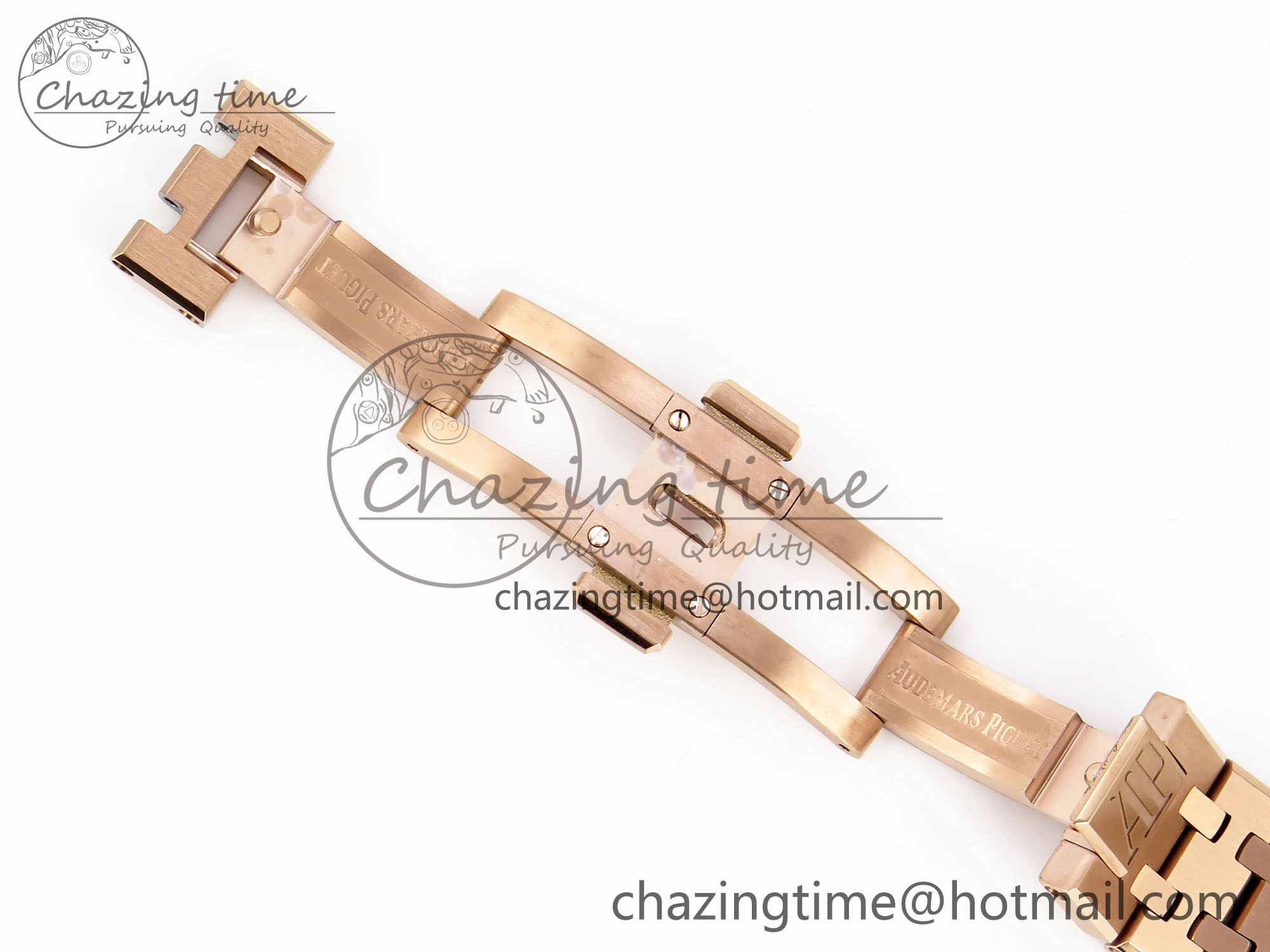 Royal Oak 37mm 15450 RG IPF Best Edition White Dial on RG Bracelet SA3120 Super Clone