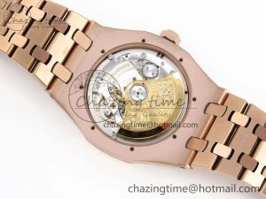 Royal Oak 37mm 15450 RG IPF Best Edition White Dial on RG Bracelet SA3120 Super Clone