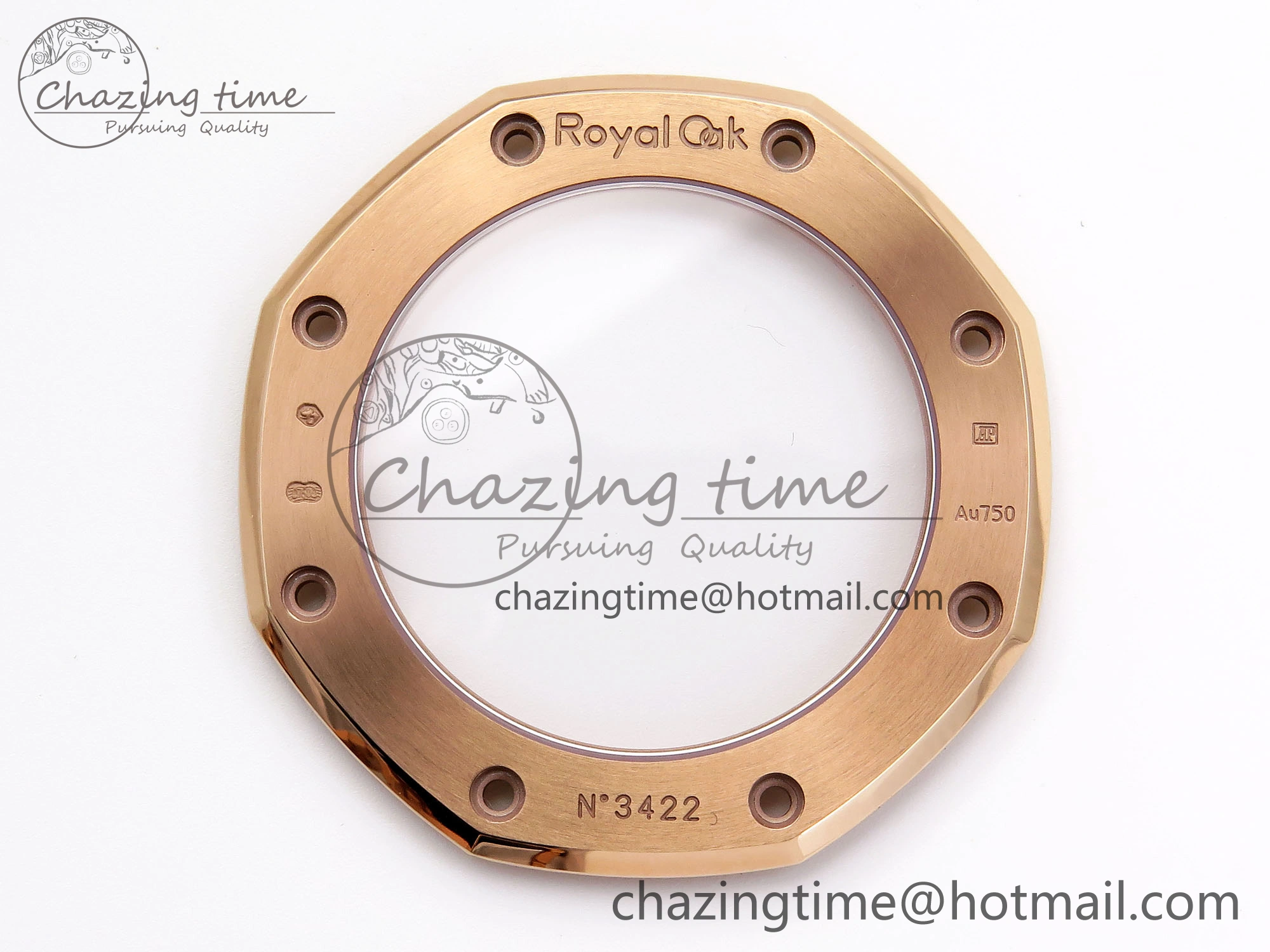 Royal Oak 37mm 15450 RG IPF Best Edition White Dial on RG Bracelet SA3120 Super Clone