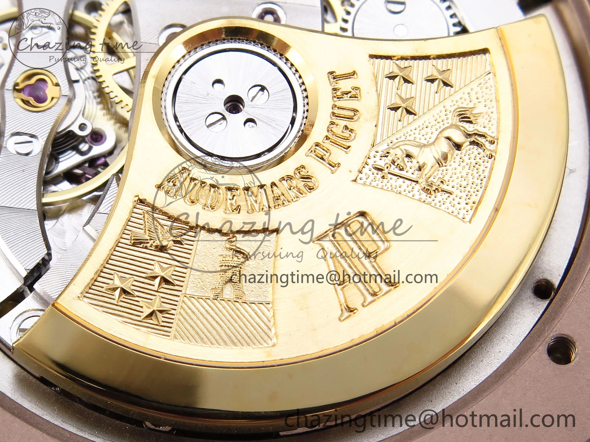 Royal Oak 37mm 15450 RG IPF Best Edition White Dial on RG Bracelet SA3120 Super Clone