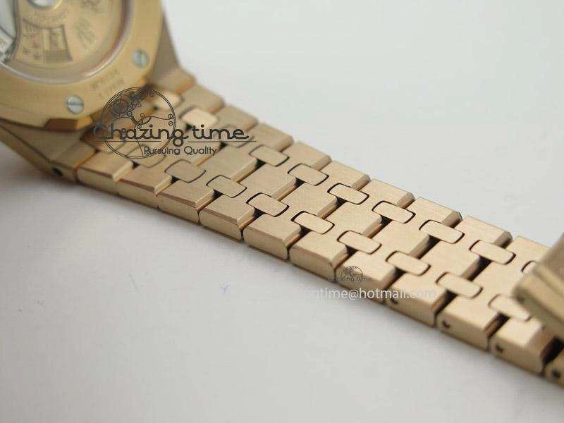 Royal Oak 37mm 15450 RG JF 1:1 Best Edition Black Dial On RG Bracelet A3120