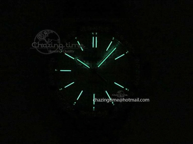 Royal Oak 37mm 15450 RG JF 1:1 Best Edition Diamonds Bezel Silver Dial On RG Bracelet A3120