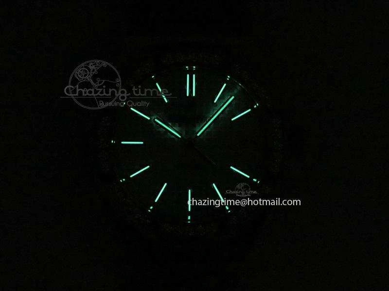 Royal Oak 37mm 15450 RG JF 1:1 Best Edition Diamonds Bezel Silver Dial On RG Bracelet A3120
