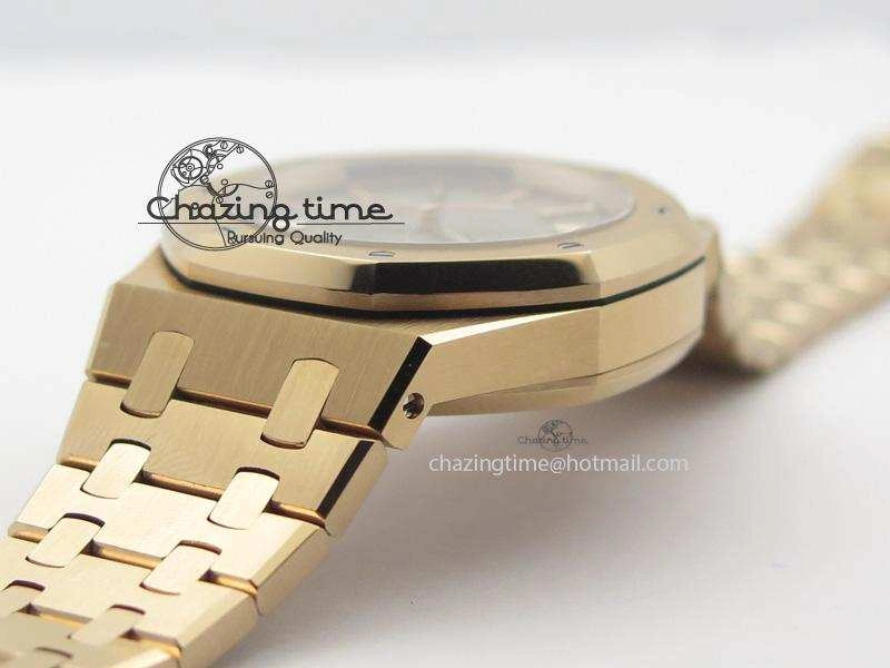 Royal Oak 37mm 15450 RG JF 1:1 Best Edition Gray Dial On RG Bracelet A3120