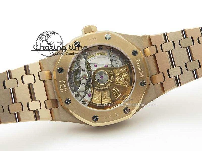 Royal Oak 37mm 15450 RG JF 1:1 Best Edition Gray Dial On RG Bracelet A3120