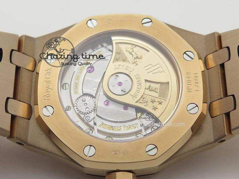 Royal Oak 37mm 15450 RG JF 1:1 Best Edition Gray Dial On RG Bracelet A3120