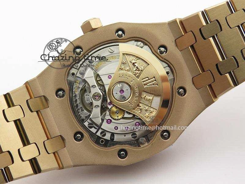 Royal Oak 37mm 15450 RG JF 1:1 Best Edition Gray Dial On RG Bracelet A3120
