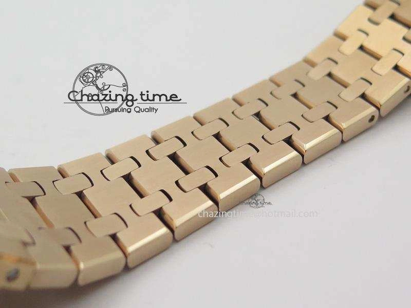 Royal Oak 37mm 15450 RG JF 1:1 Best Edition Gray Dial On RG Bracelet A3120