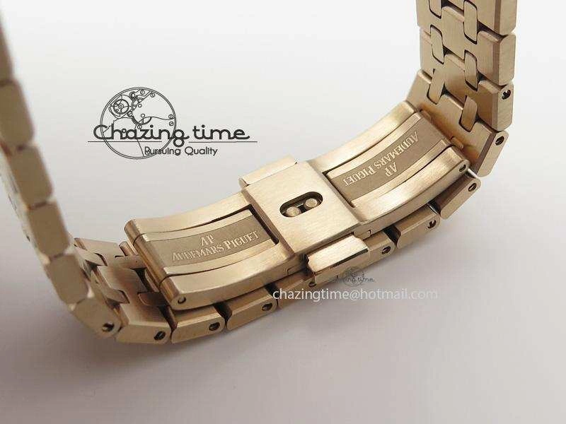 Royal Oak 37mm 15450 RG JF 1:1 Best Edition Gray Dial On RG Bracelet A3120
