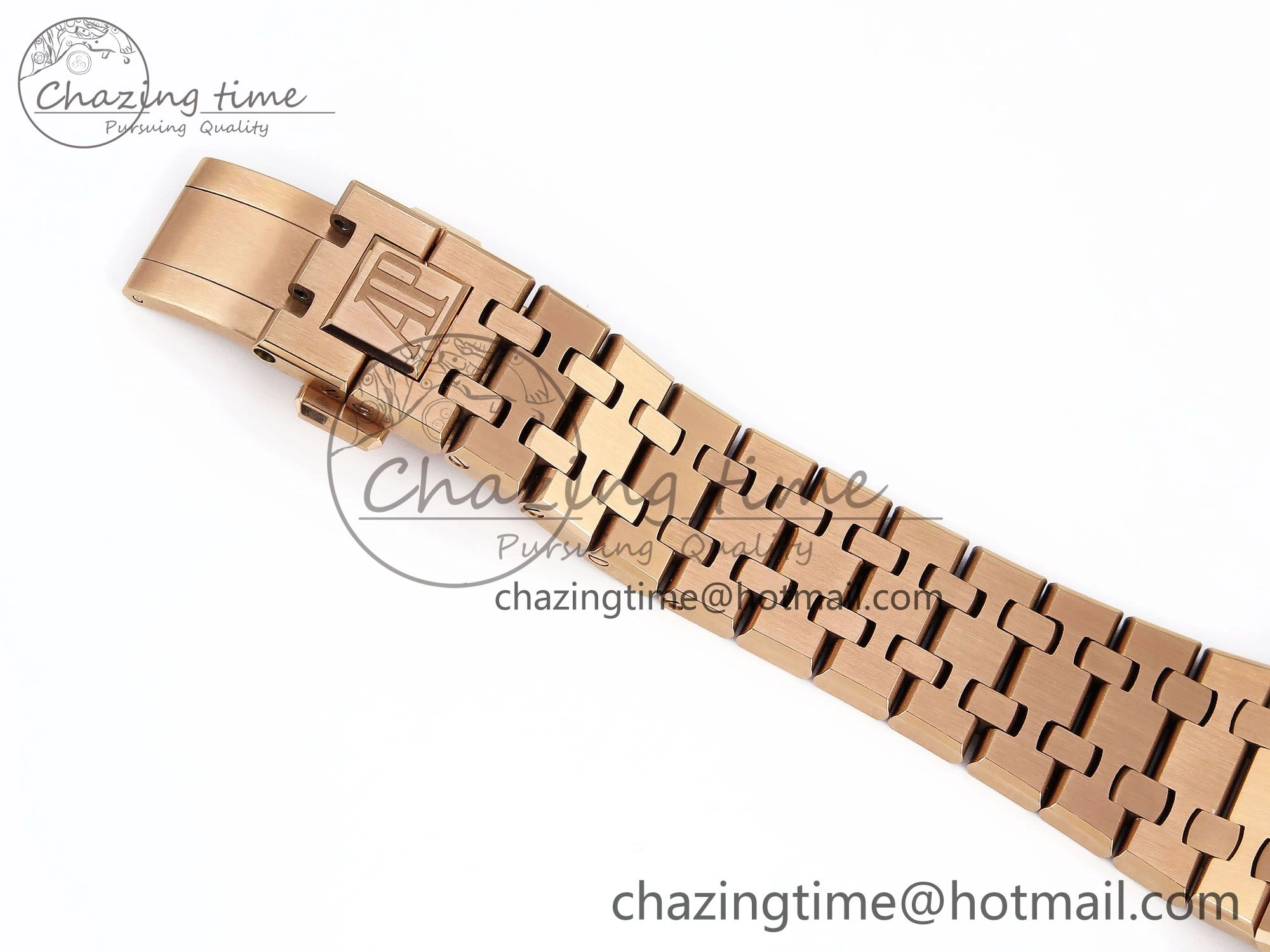 Royal Oak 37mm 15450 RG Rainbow Diamonds Bezel IPF Best Edition RG Dial on RG Bracelet SA3120 Super Clone