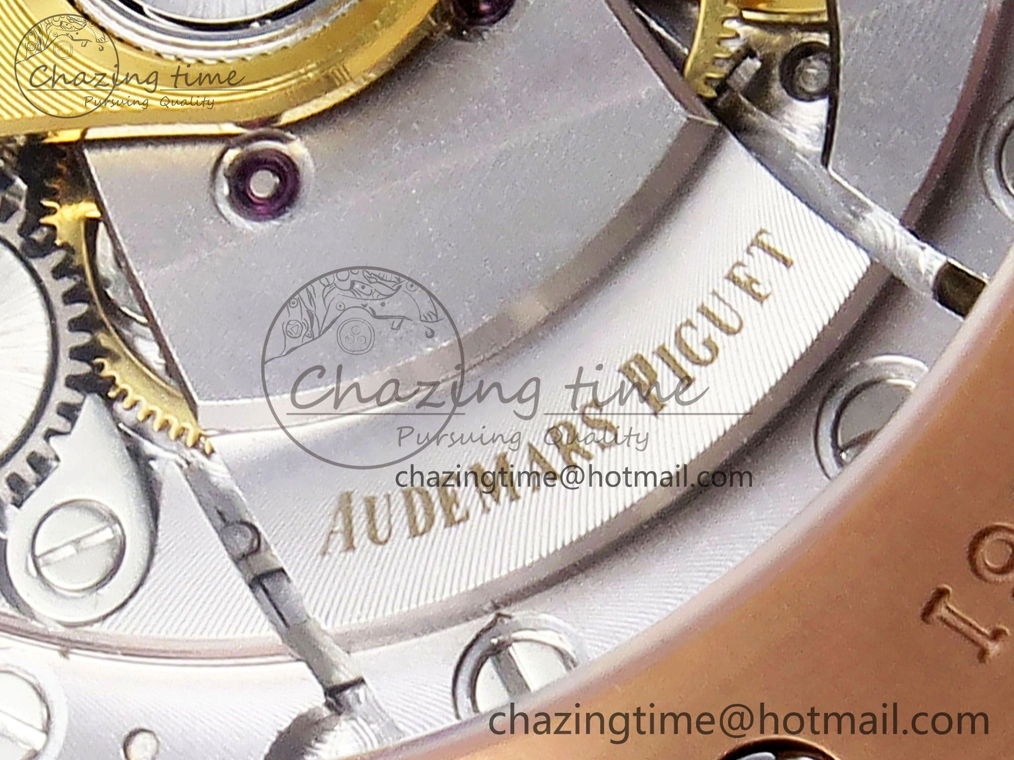 Royal Oak 37mm 15450 RG Rainbow Diamonds Bezel IPF Best Edition RG Dial on RG Bracelet SA3120 Super Clone