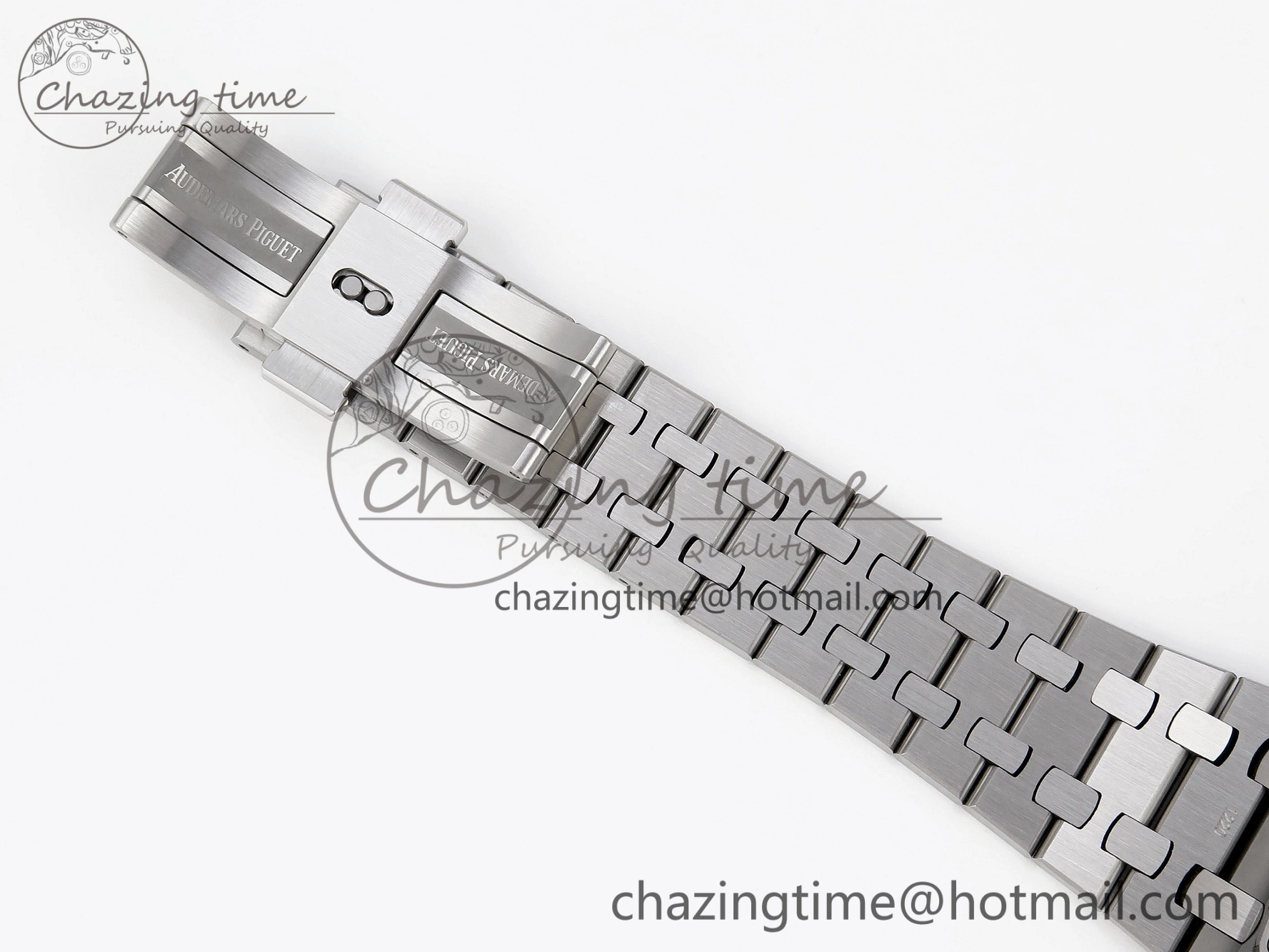 Royal Oak 37mm 15450 SS APSF 1:1 Best Edition Gray Textured Dial on SS Bracelet SA3120 Super Clone