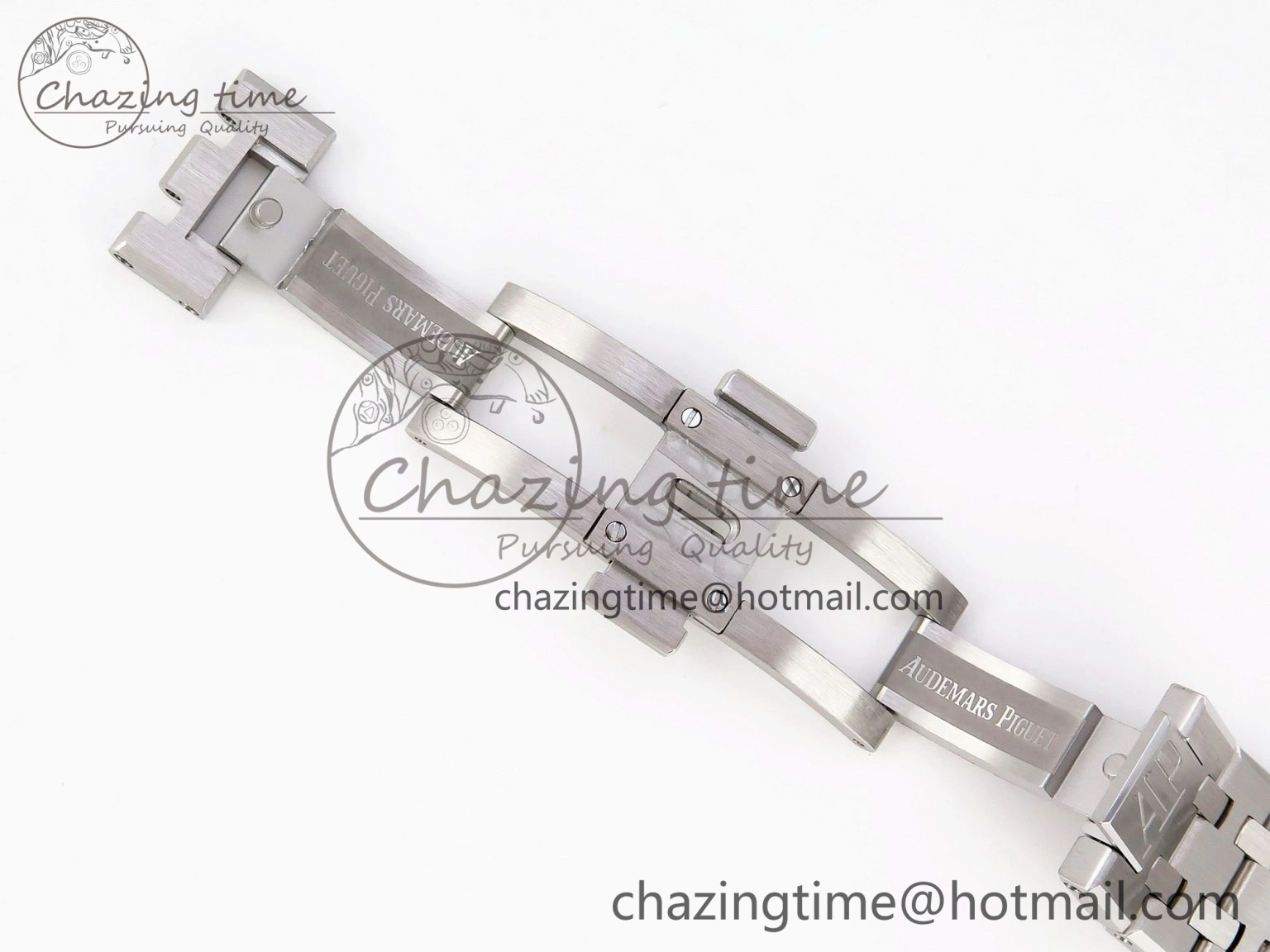 Royal Oak 37mm 15450 SS APSF 1:1 Best Edition Gray Textured Dial on SS Bracelet SA3120 Super Clone