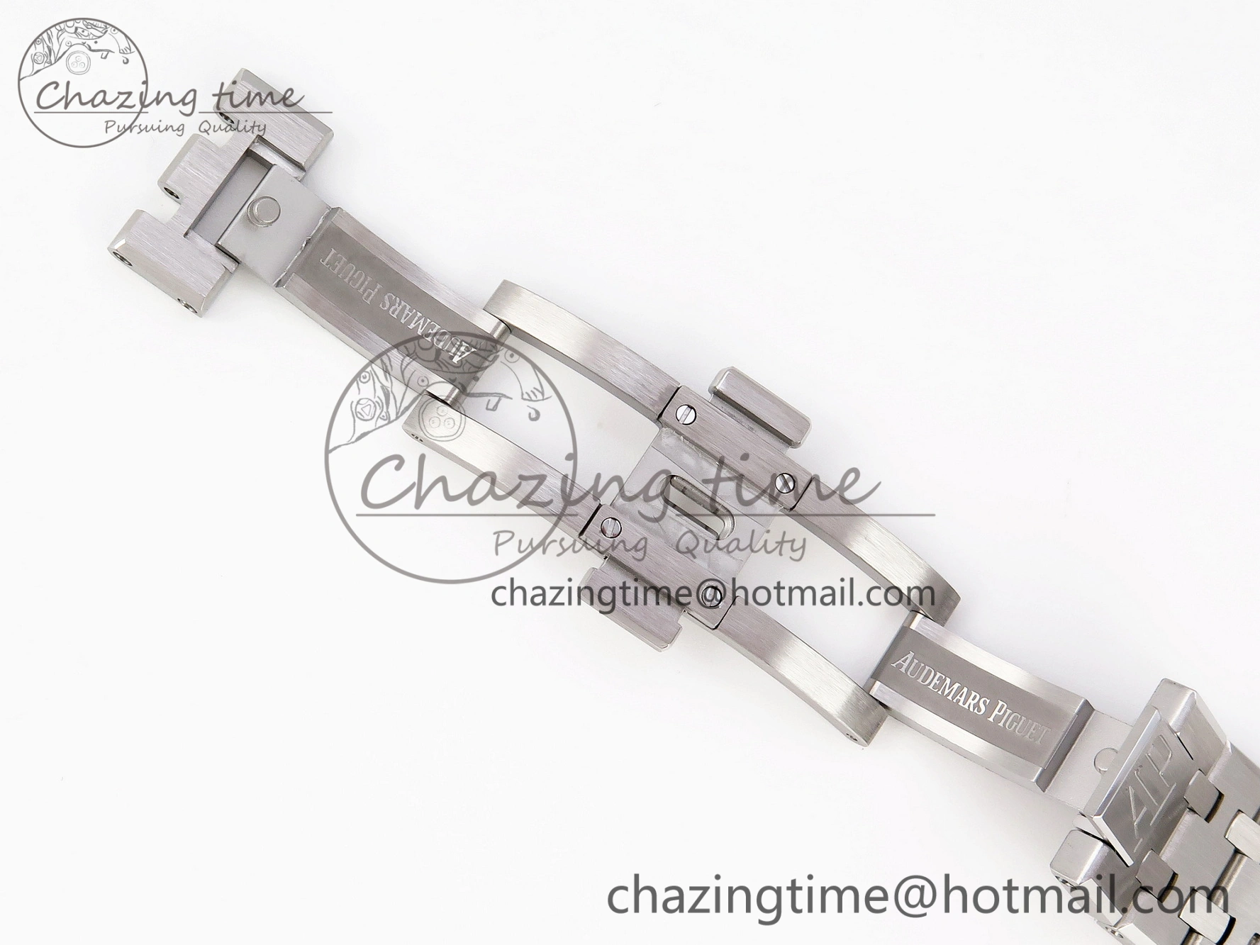 Royal Oak 37mm 15450 SS APSF 1:1 Best Edition Gray Textured Dial on SS Bracelet SA3120 Super Clone