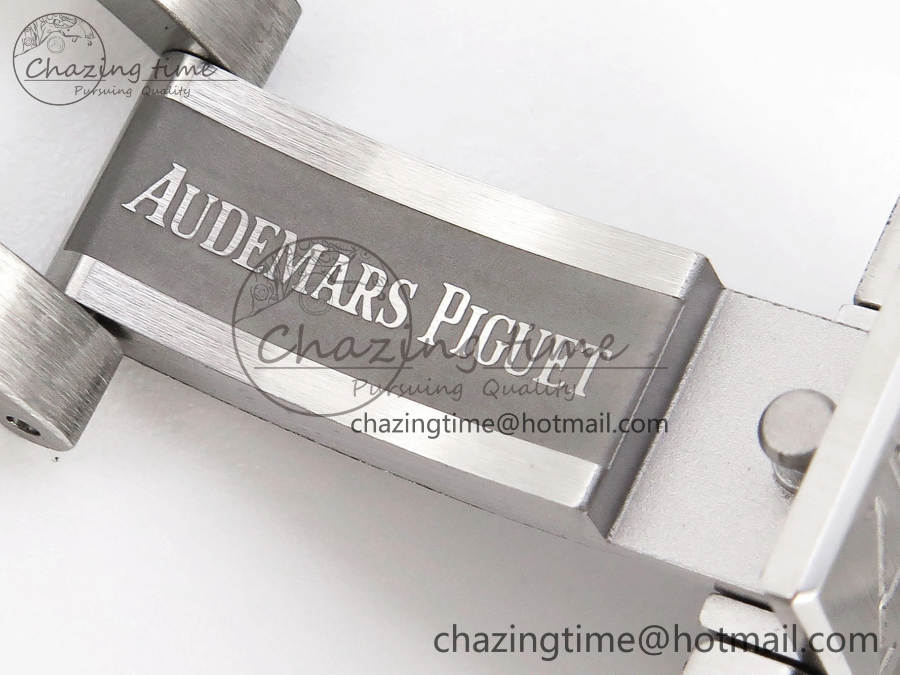 Royal Oak 37mm 15450 SS APSF 1:1 Best Edition Gray Textured Dial on SS Bracelet SA3120 Super Clone