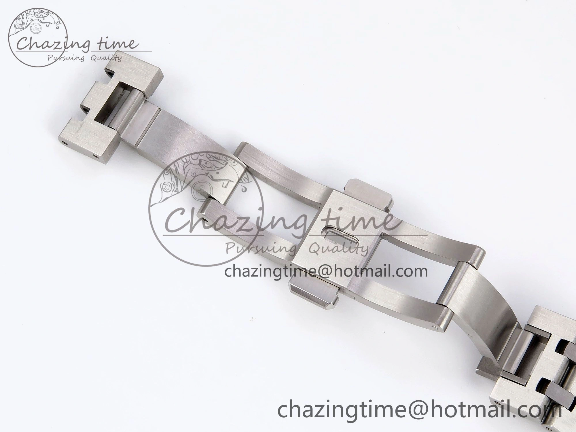 Royal Oak 37mm 15450 SS Diamonds Bezel IPF Best Edition Gray Dial on SS Bracelet SA3120 Super Clone