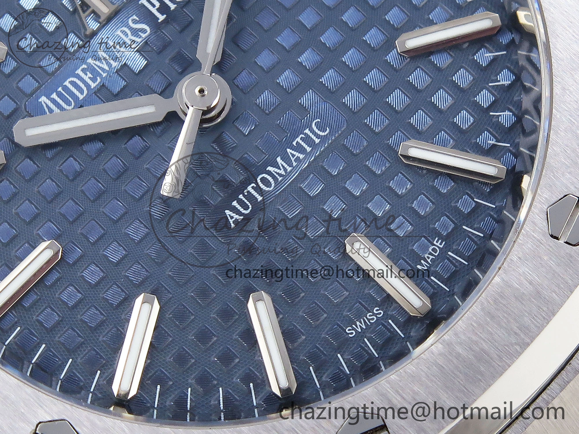 Royal Oak 37mm 15450 SS IPF Best Edition Blue Dial on SS Bracelet SA3120 Super Clone