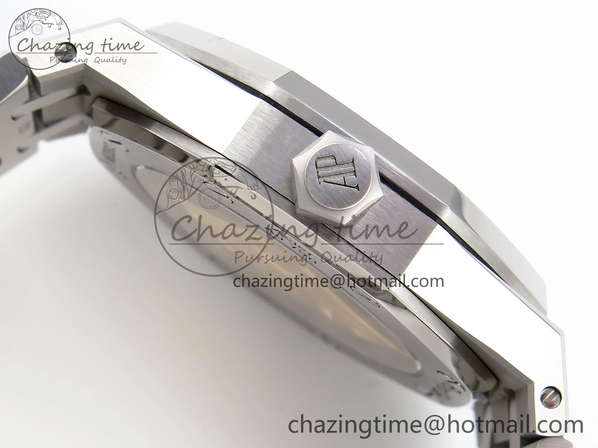 Royal Oak 37mm 15450 SS IPF Best Edition Gray Dial on SS Bracelet SA3120 Super Clone