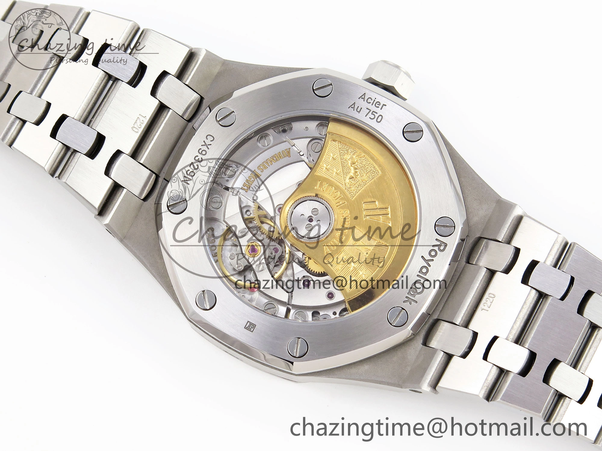 Royal Oak 37mm 15450 SS IPF Best Edition Gray Dial on SS Bracelet SA3120 Super Clone