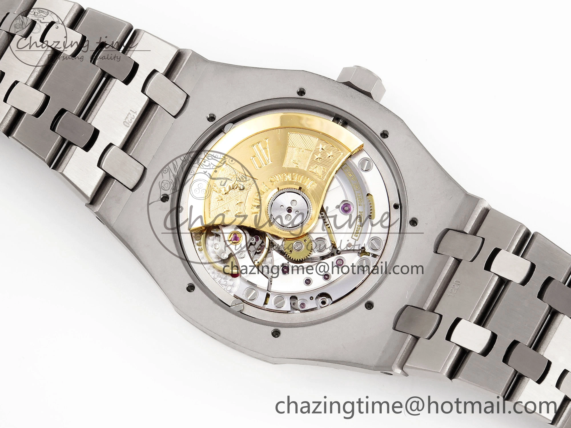 Royal Oak 37mm 15450 SS IPF Best Edition Gray Dial on SS Bracelet SA3120 Super Clone