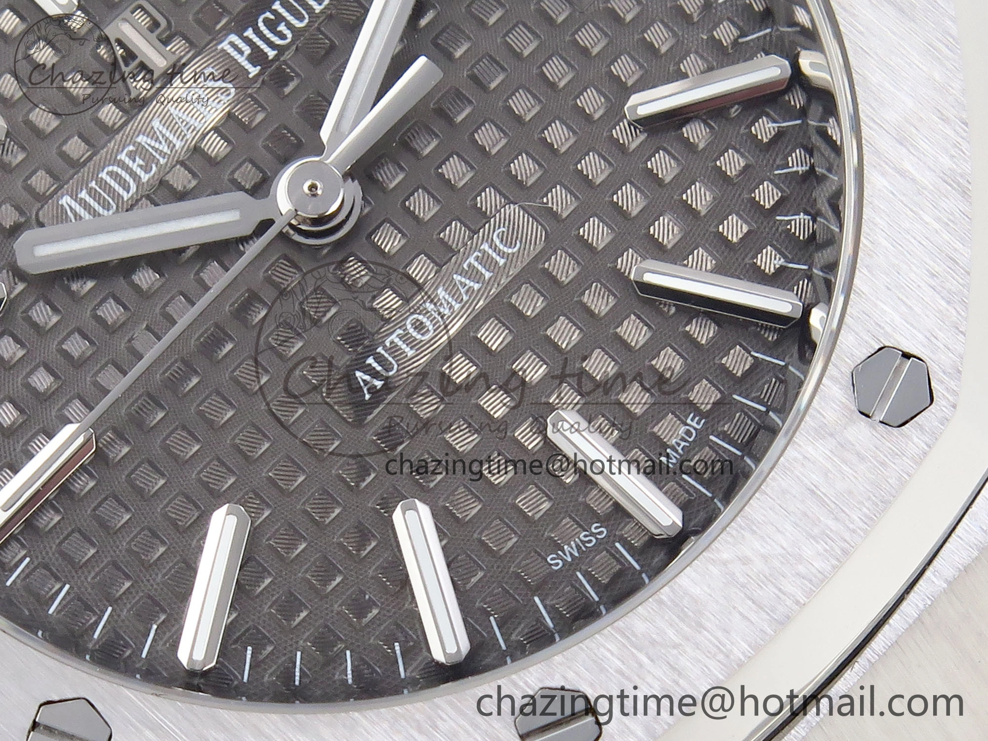 Royal Oak 37mm 15450 SS IPF Best Edition Gray Dial on SS Bracelet SA3120 Super Clone
