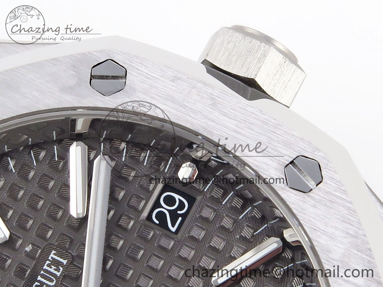 Royal Oak 37mm 15450 SS IPF Best Edition Gray Dial on SS Bracelet SA3120 Super Clone