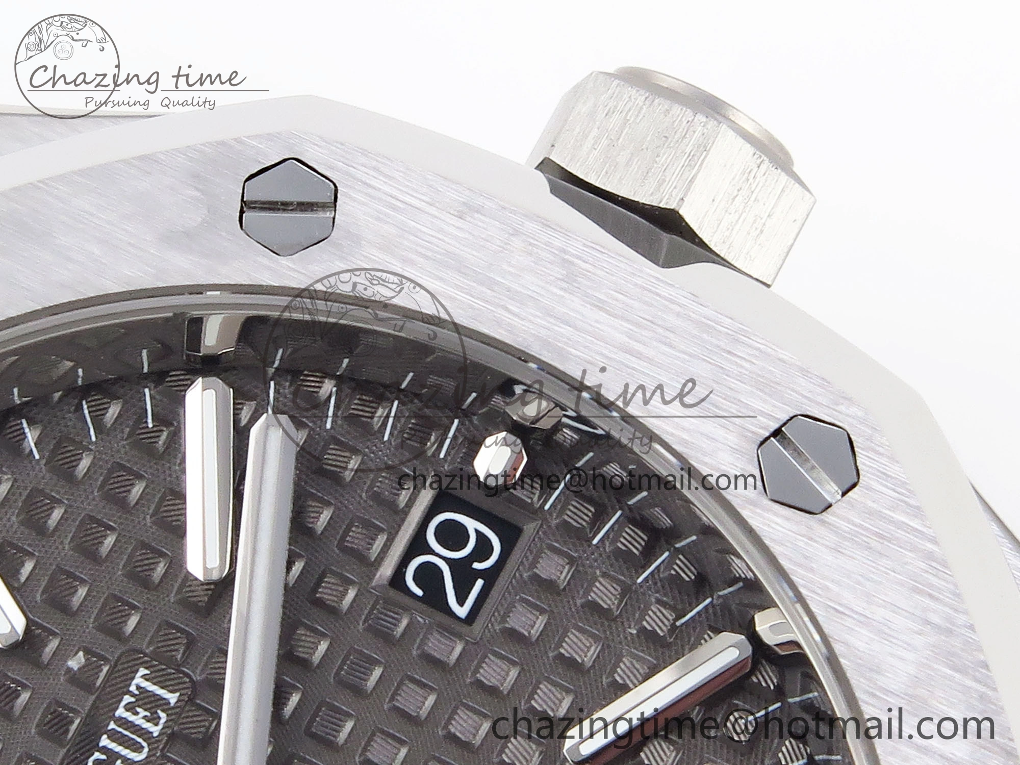 Royal Oak 37mm 15450 SS IPF Best Edition Gray Dial on SS Bracelet SA3120 Super Clone