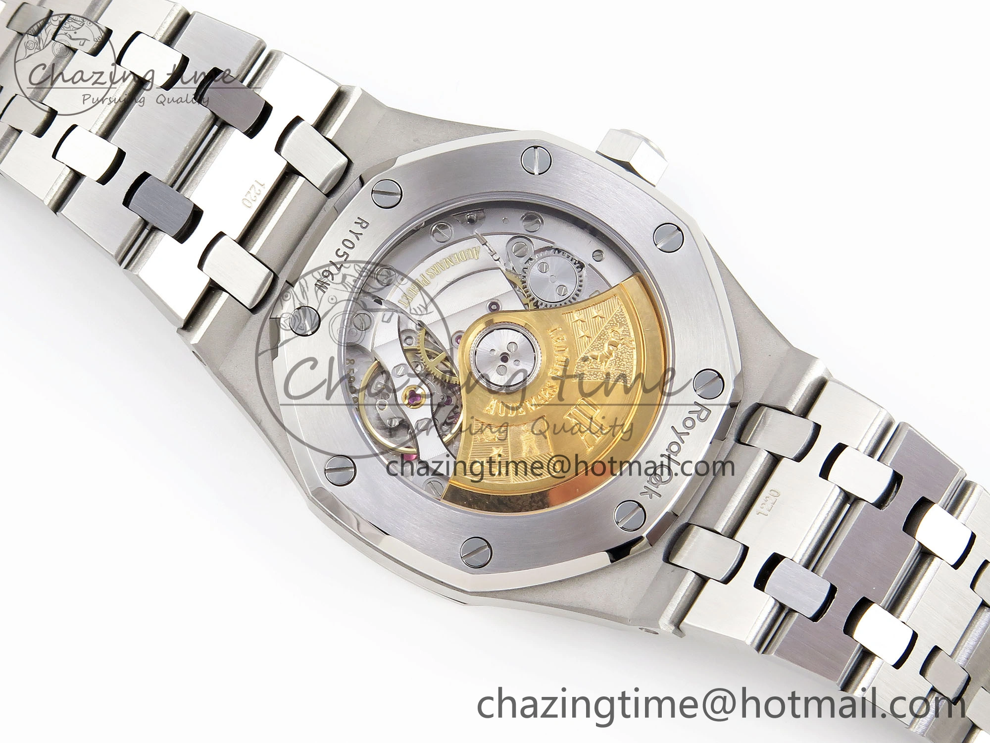 Royal Oak 37mm 15450 SS IPF Best Edition White Dial on SS Bracelet SA3120 Super Clone
