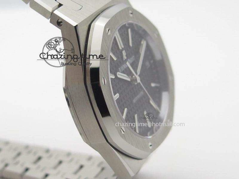 Royal Oak 37mm 15450 SS JF 1:1 Best Edition Black Dial On SS Bracelet A3120