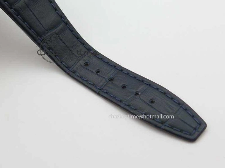 Royal Oak 37mm 15450 SS JF 1:1 Best Edition Blue Dial On Blue Leather Strap A3120