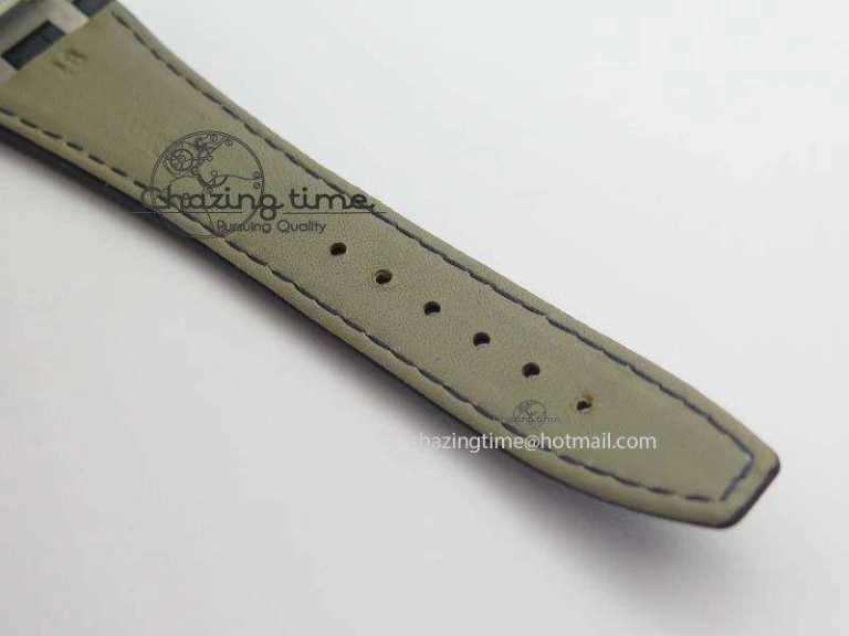 Royal Oak 37mm 15450 SS JF 1:1 Best Edition Blue Dial On Blue Leather Strap A3120