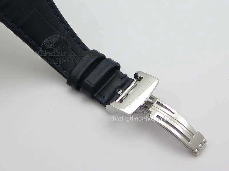 Royal Oak 37mm 15450 SS JF 1:1 Best Edition Blue Dial On Blue Leather Strap A3120