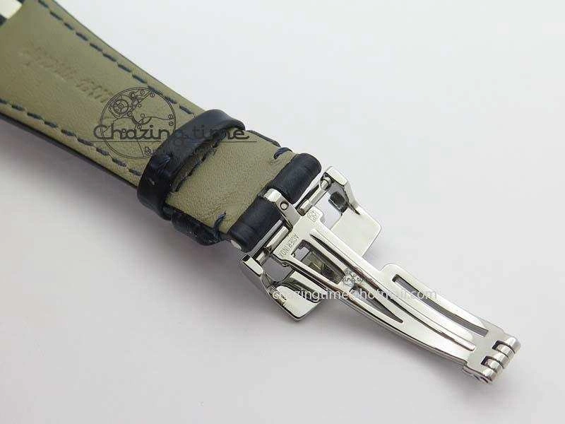Royal Oak 37mm 15450 SS JF 1:1 Best Edition Blue Dial On Blue Leather Strap A3120