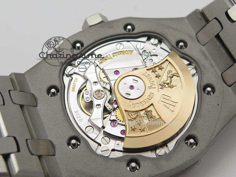 Royal Oak 37mm 15450 SS JF 1:1 Best Edition Blue Dial On SS Bracelet A3120