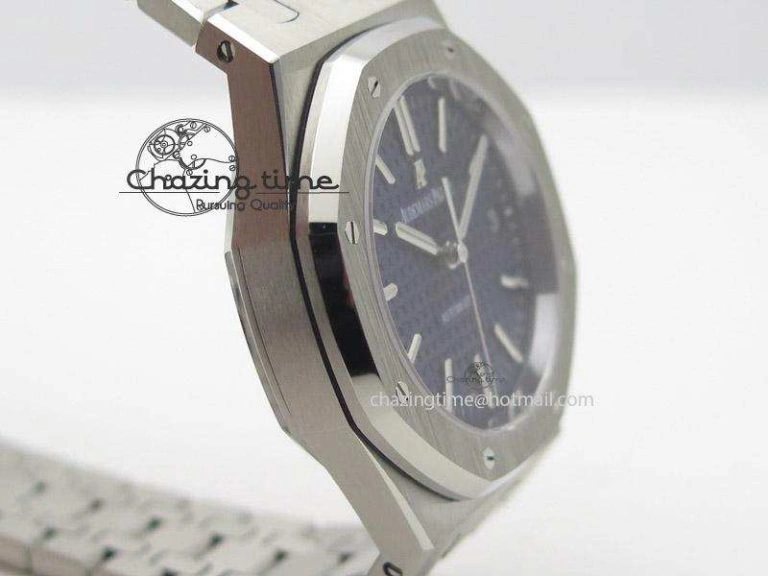 Royal Oak 37mm 15450 SS JF 1:1 Best Edition Blue Dial On SS Bracelet A3120