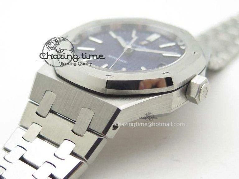 Royal Oak 37mm 15450 SS JF 1:1 Best Edition Blue Dial On SS Bracelet A3120