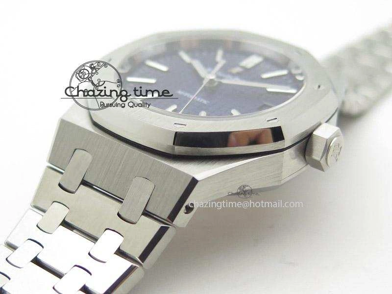 Royal Oak 37mm 15450 SS JF 1:1 Best Edition Blue Dial On SS Bracelet A3120