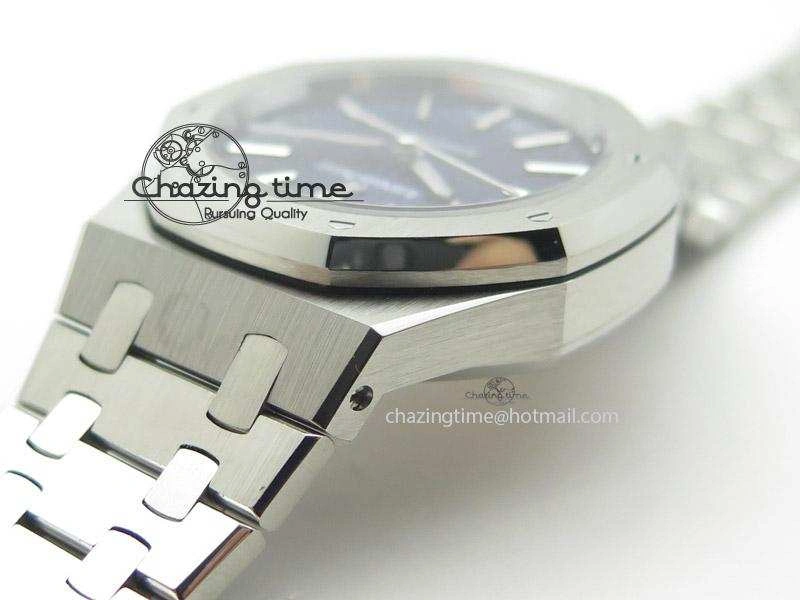 Royal Oak 37mm 15450 SS JF 1:1 Best Edition Blue Dial On SS Bracelet A3120