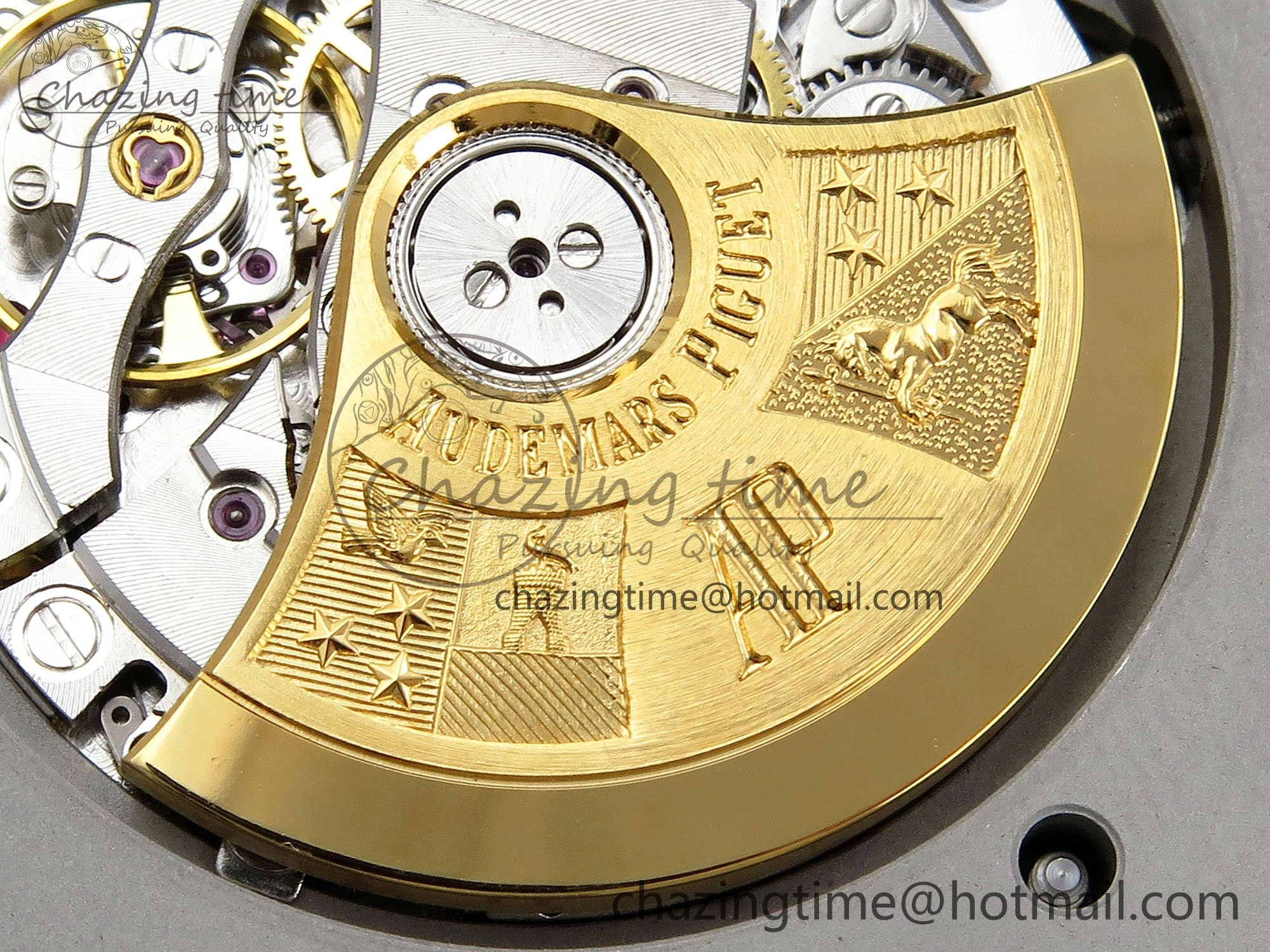 Royal Oak 37mm 15450 SS ZF 1:1 Best Edition Gray Textured Dial on SS Bracelet SA3120 Super Clone