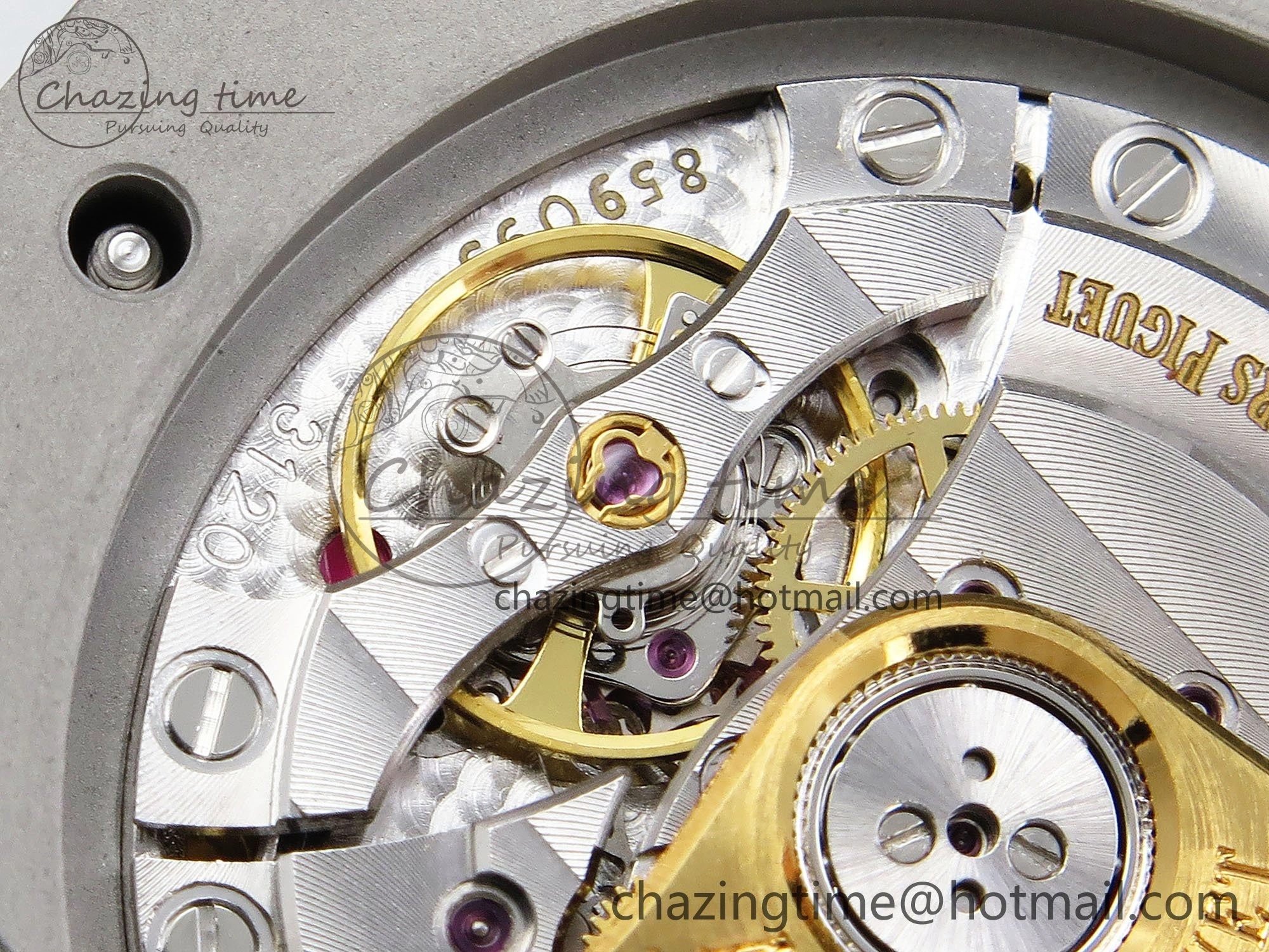 Royal Oak 37mm 15450 SS ZF 1:1 Best Edition Gray Textured Dial on SS Bracelet SA3120 Super Clone