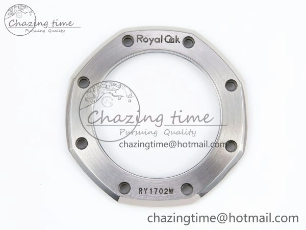 Royal Oak 37mm 15450 SS ZF 1:1 Best Edition Gray Textured Dial on SS Bracelet SA3120 Super Clone