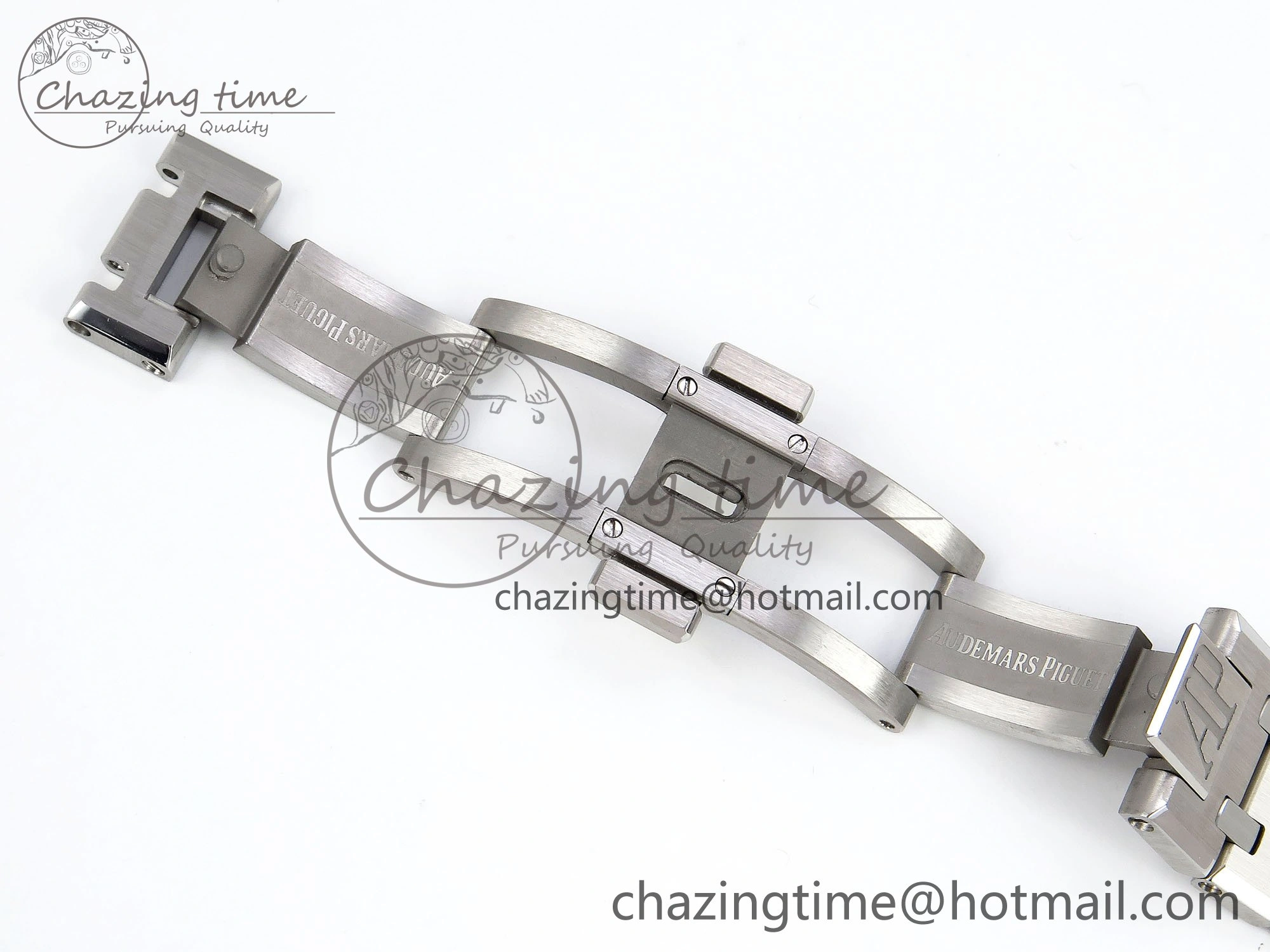 Royal Oak 37mm 15450 SS ZF 1:1 Best Edition Gray Textured Dial on SS Bracelet SA3120 Super Clone