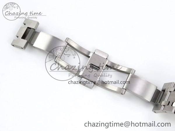Royal Oak 37mm 15450 SS ZF 1:1 Best Edition Gray Textured Dial on SS Bracelet SA3120 Super Clone
