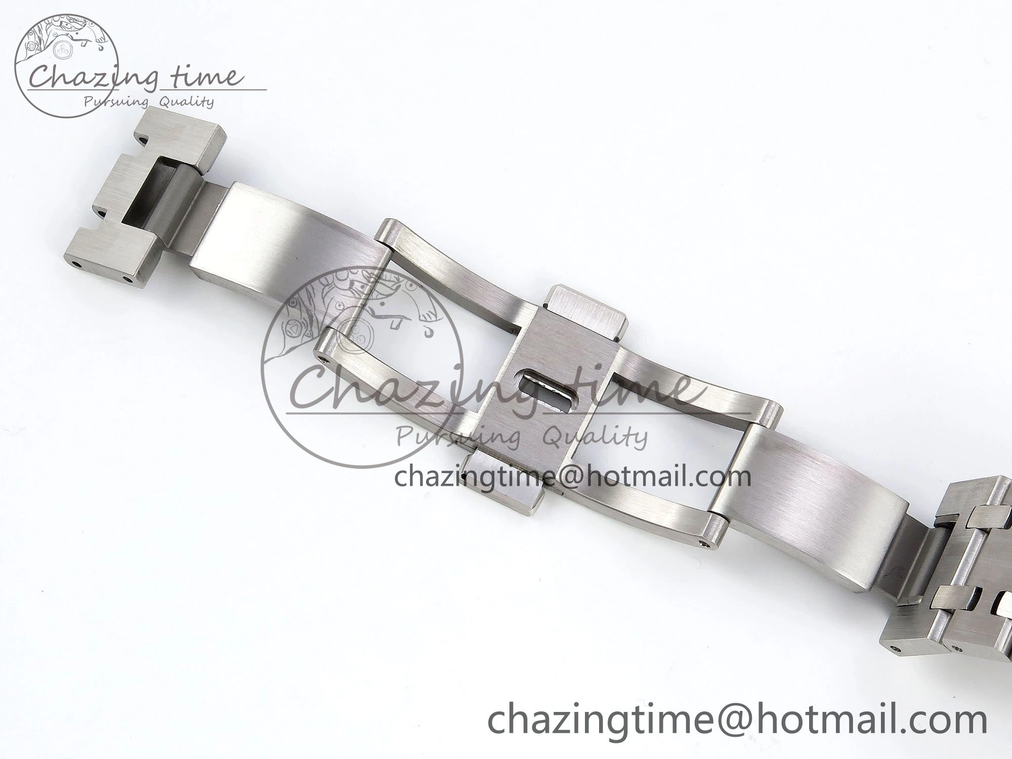 Royal Oak 37mm 15450 SS ZF 1:1 Best Edition Gray Textured Dial on SS Bracelet SA3120 Super Clone