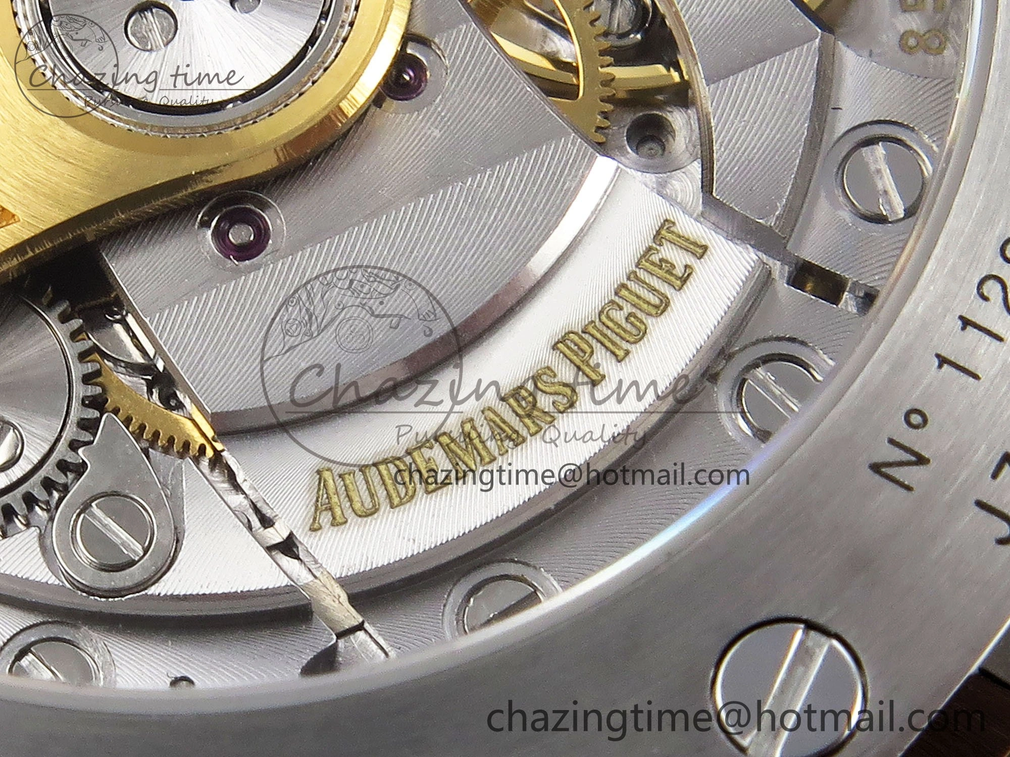 Royal Oak 37mm 15450 SS RG APSF 1:1 Best Edition White Textured Dial on SS RG Bracelet SA3120 Super Clone