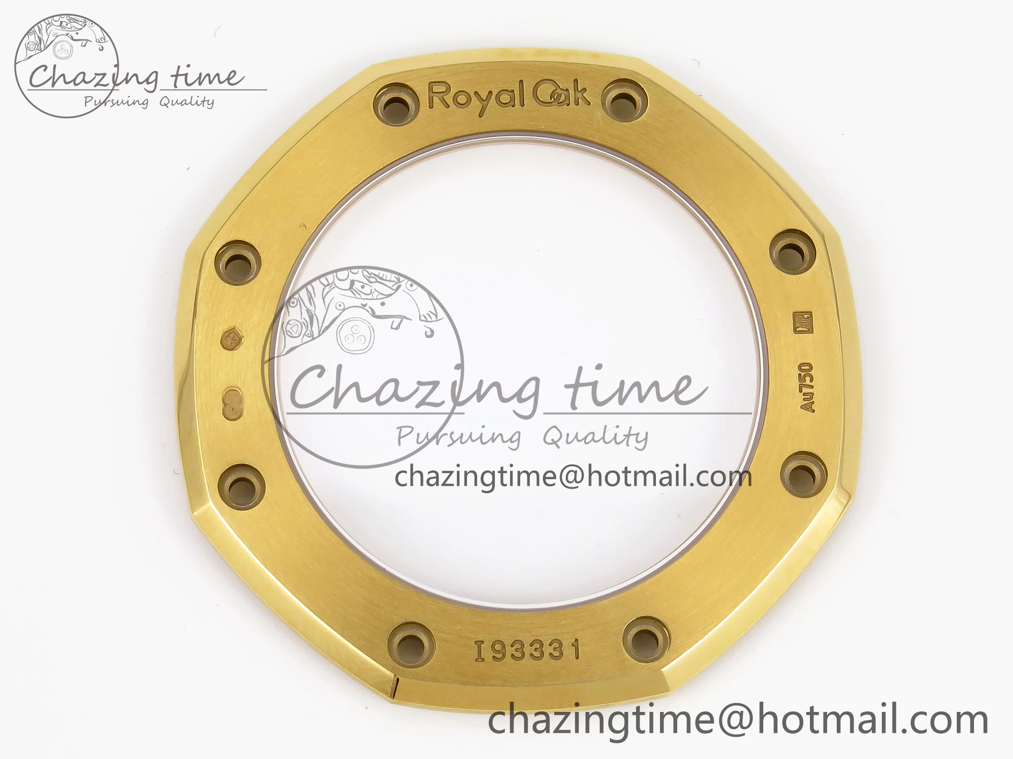 Royal Oak 37mm 15450 YG IPF Best Edition Blue Dial on YG Bracelet SA3120 Super Clone