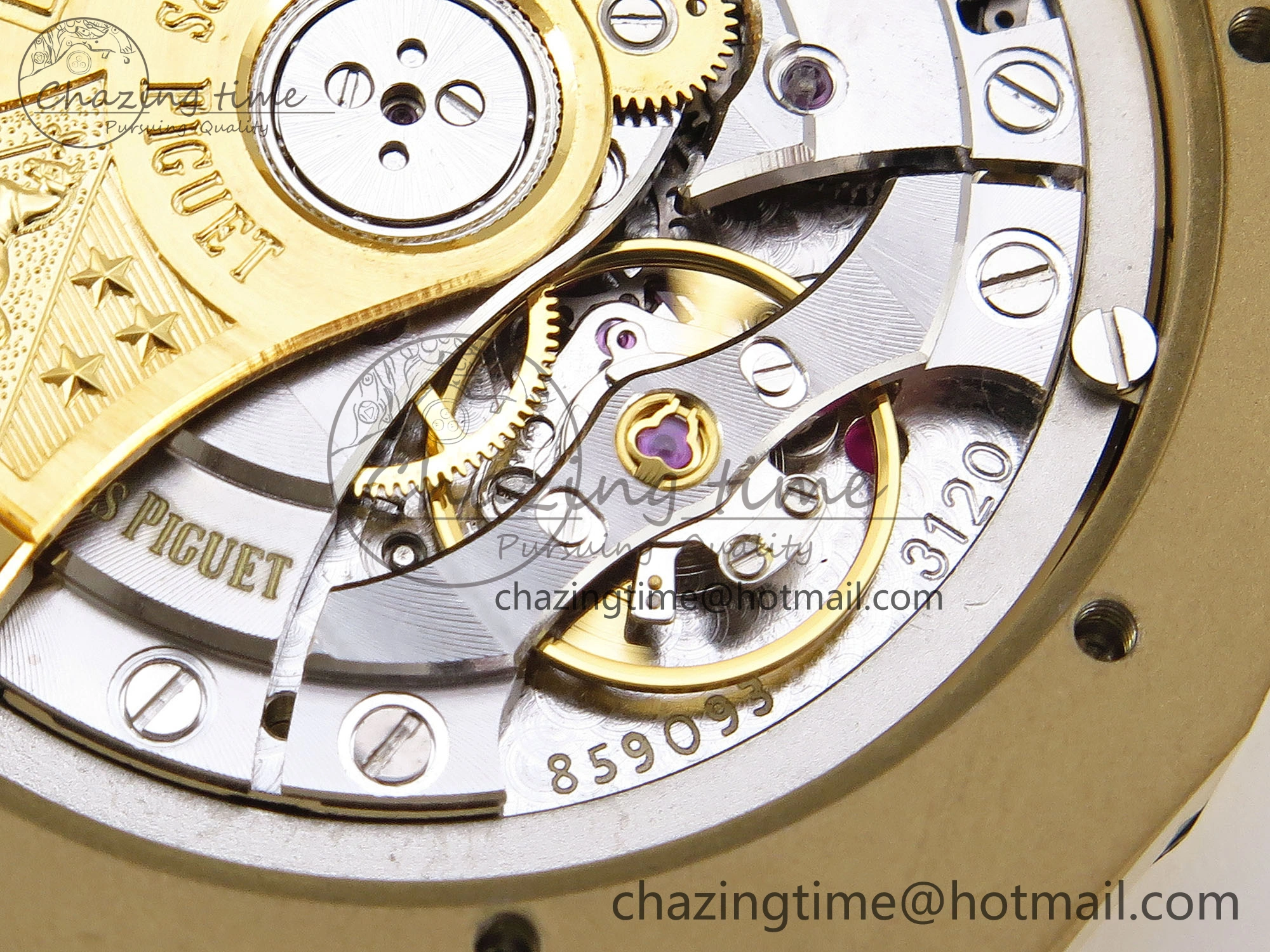 Royal Oak 37mm 15450 YG IPF Best Edition White Dial on YG Bracelet SA3120 Super Clone